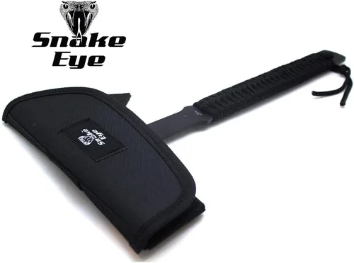 Vista 4 de Snake Eye Tactical Tomahawk compacto Full Tang Hacha de camping Aire libre Gaming (negro 2)