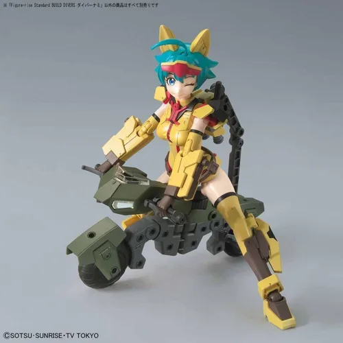 Vista 8 de BANDAI SPIRITS - Gundam Build Divers - Kit de modelo de figura Diver Nami, línea Figure-Rise Standard