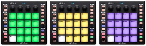 Vista 7 de PreSonus AudioBox 96 - Kit de interfaz de audio con software Studio One Artist, controlador de almohadilla de producción Atom Midi, monitores