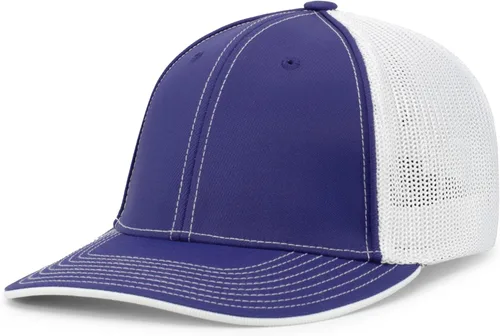 Vista 39 de Pacific Headwear Gorra unisex Pacific Headwear Trucker Flexfit® para adultos Grafito/Negro/Negro