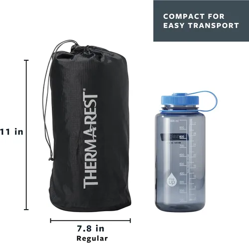 Vista 4 de Therm-a-Rest Trail Scout - Colchoneta autoinflable para acampar y mochilero, regular, 72 x 20 pulgadas