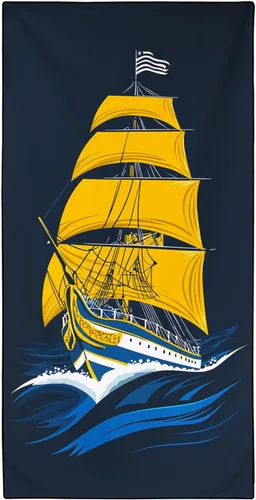 Vista 9 de Nautical Anchor - Toalla de playa extra grande, diseño de rayas blancas y azules, de secado rápido, absorbente, sin arena, suave, ligera, accesorios