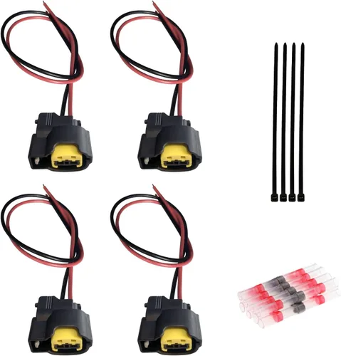 Vista 15 de MAMIKO Arnés de Conector Pigtail de Bobina de Encendido CU2Z-14S411-AFA para Ford Expedition F150 Explorer Flex Lobo Taurus Transit-150 Transit-250
