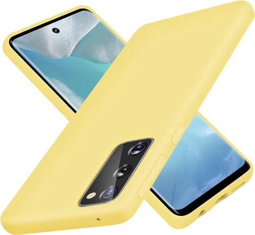 Vista 8 de Funda de silicona líquida compatible con Galaxy S20 FE 5G, protección de cuerpo completo de goma de gel a prueba de golpes para Galaxy S20 FE 6.5