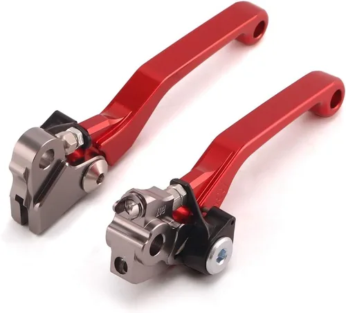 Vista 4 de Palancas de freno de embrague plegables para motocicleta CNC Billet Pivot para CRF250R CRF450R 07-19 CRF450RX 17-19 CRF250RX 2019 CRF 250R 450R Negro