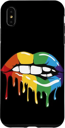 Vista 11 de iPhone 16 LGBT Rainbow Lip Pro Gay Pride Month LGBTQ Case