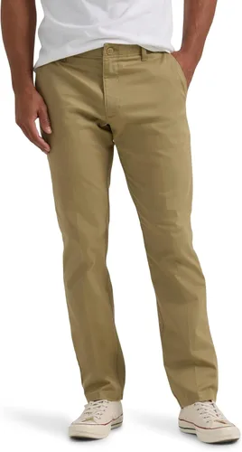 Vista 7 de Lee Pantalón de frente plano, calce recto y delgado para hombre Extreme Motion Negro
