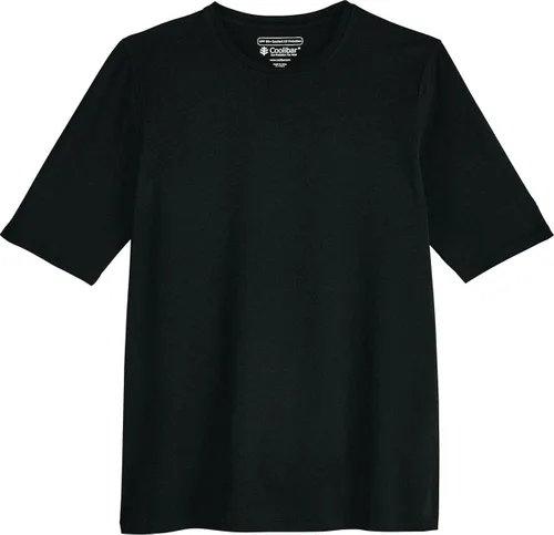 Vista 3 de Coolibar Camiseta de manga corta Morada Everyday UPF 50 para mujer protección solar