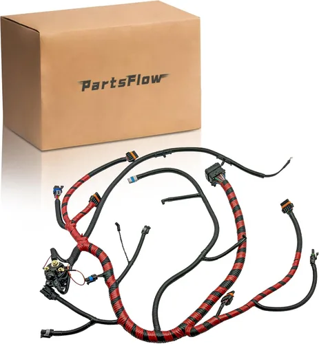 Vista 31 de PartsFlow Arnés de cableado universal extra largo de 12 circuitos Street Hot Rod Wire para Chevrolet Chevy Mopar para Ford Muscle Car, arnés