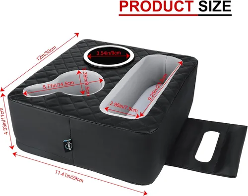 Vista 7 de Portavasos para automóvil, organizador de asiento trasero del automóvil, organizador de cama de camión, expansor de portavasos de sofá para sofá