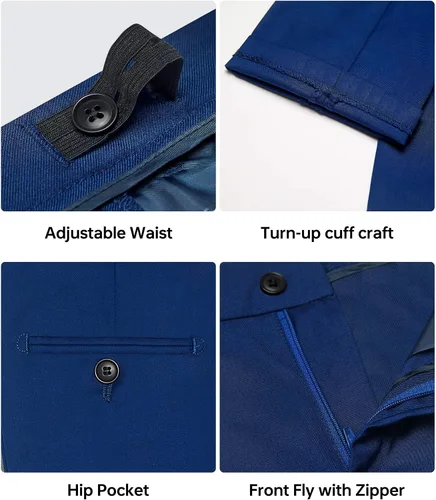 Vista 5 de Conjunto de traje formal de vestir ajustado para niños