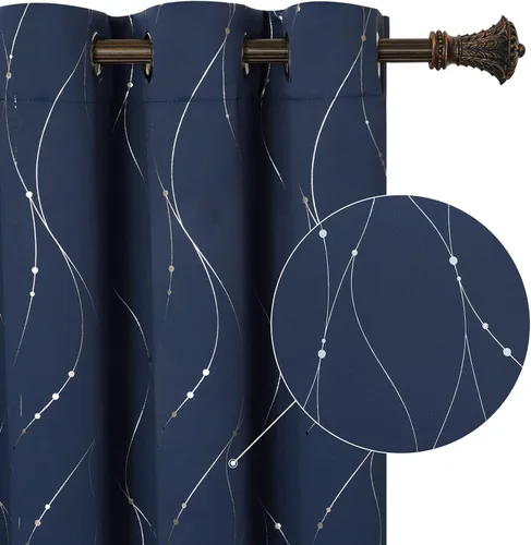 Vista 26 de BUHUA - Paneles de cortinas opacas para sala de estar, cortinas grises con aislamiento térmico, cortinas de ventana para dormitorio - 72 pulgadas
