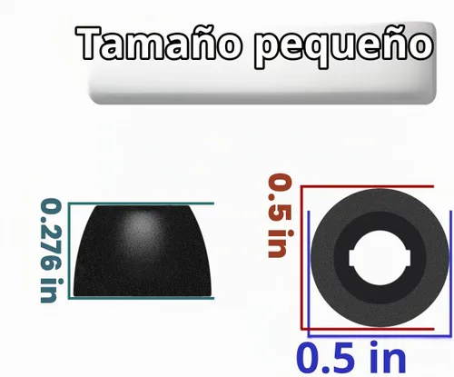Vista 5 de Samsung Galaxy Buds 2 Pro - Almohadillas para los oídos, espuma viscoelástica, reducción de ruido, auriculares cómodos, color negro