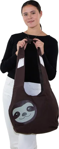 Vista 4 de Sleepyville Critters - Bolsa de viaje para colgar en lienzo