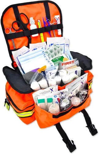 Vista 8 de Lightning X Small Medic First Responder EMT Trauma Bag Stocked First Aid Trauma Kit A (rosa)