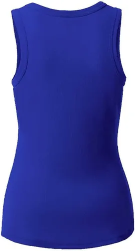 Vista 5 de HWOKEFEIYU - Camiseta básica sin mangas de verano, para mujer