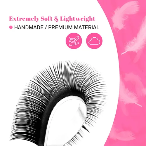 Vista 3 de TDANCE Extensiones de pestañas inferiores color negro súper mate, pestañas inferiores rizadas en J, extensiones de pestañas inferiores de uso