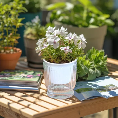 Vista 9 de T4U Macetas de riego automático para plantas de interior de 4 pulgadas Transparente