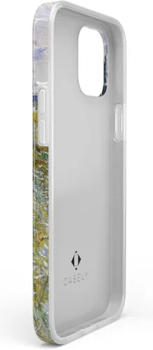 Vista 7 de Casely Funda para iPhone 12 Pro Max Île aux Fleurs The Met Museum Diseño clásico de funda ultra delgada