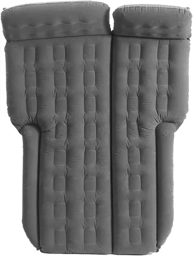 Vista 4 de 72.8 * 43.3 in SUV Colchón inflable viaje camping coche cama de aire asiento trasero (gris)