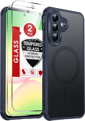 Vista 254 de LeYi Funda para teléfono Samsung-S23: protector de pantalla e imán MagSafe Púrpura