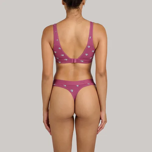 Vista 5 de MeUndies Tanga de algodón elástico para mujer - Bragas cómodas - Tela exclusiva de Tienda