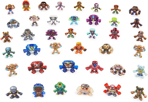 Vista 4 de Million Warriors, Paquete de 40 figuras coleccionables, guerrero raro garantizado, juguetes sorpresa para niños y niñas a partir de 5 años