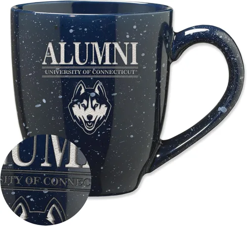Vista 118 de Rico Industries NCAA Illinois Fighting Illini Alumni - Taza de café de cerámica moteada grabada con láser de 16 onzas