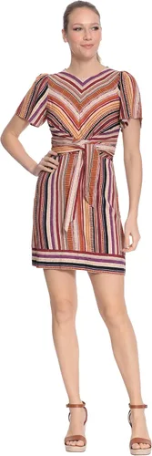 Vista 2 de London Times Women's Short Sleeve Sheath Dress