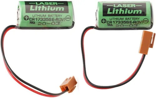 Vista 4 de KANGLEUS (5 piezas) para SANYO CR17335SE-R CR17335 3V 1800mAh PLC batería de repuesto con enchufe