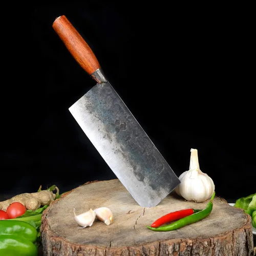 Vista 6 de 臻三环 Cuchillo de cocina forjado martillado a mano ZhenSanHuan