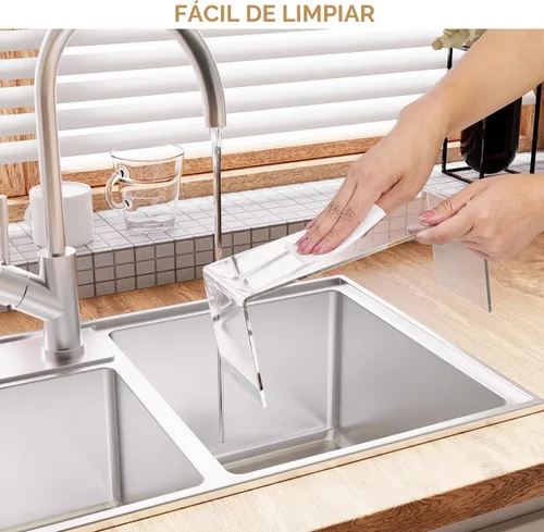 Vista 7 de Anglelife - Juego de 2 grandes elevadores de acrílico, 8 piezas de soporte de exhibición acrílico transparente rectangular, estante elevador