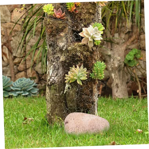Vista 7 de Faux Rock Key Hider - Funda de almacenamiento para llaves de jardín, figura de roca falsa para exteriores