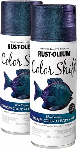 Vista 20 de Rust-Oleum Color Shift Blue Cosmos Pintura en aerosol Azul (Blue Cosmos)