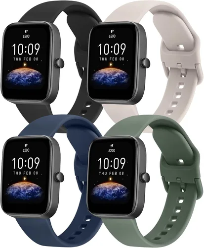 Vista 8 de Meliya Correas compatibles con Amazfit GTS/GTS 2/GTS 3/GTS 2e/GTS 2 mini/GTS 4 mini/GTS 4/GTR mini, correas de repuesto de silicona de 0.787