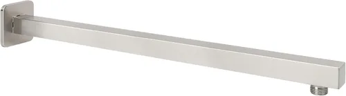 Vista 16 de Brazo de ducha HarJue con brida y cinta de teflón, brazo de extensión de tubo de ducha cuadrado montado en la pared de acero inoxidable 304