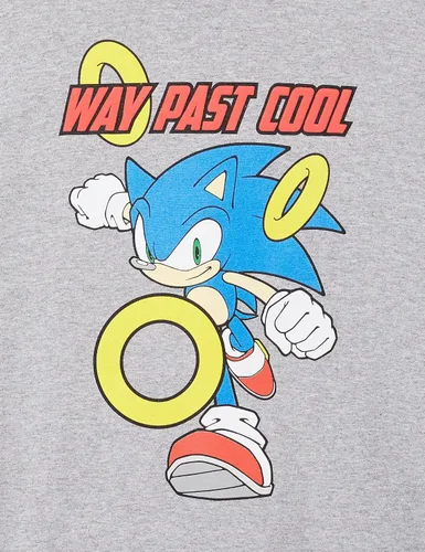 Vista 4 de SEGA Boys Hedgehog 3-Pack Tee Bundle, Sonic, Tails, Knuckle