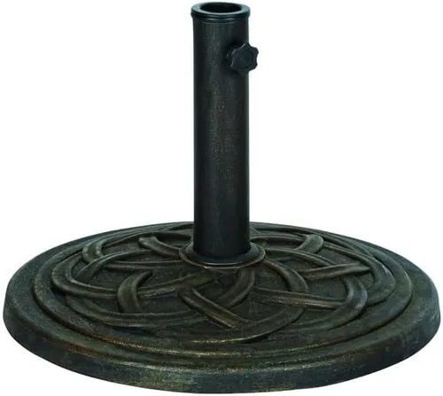 Vista 2 de Bond Manufacturing 60474A Gaelen - Base para paraguas (26.5 lbs, 26.5 lbs, bronce antiguo)