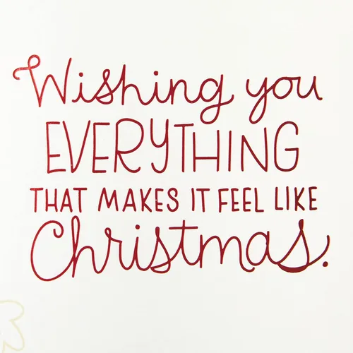 Vista 3 de Hallmark Tarjeta de Navidad (Feels Like Christmas)