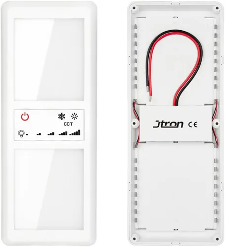 Vista 4 de Luces interiores de doble LED para autocaravana, 12 V CC con interruptor de pantalla táctil de iluminación de 5 modelos, repuesto interior de 24 V