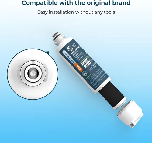 Vista 4 de Crystala Filters Repuesto para filtro de agua Bosch Ultra Clarity Pro, compatible con BORPLFTR50, 12033030, 11025825, 12028325, BORPLFTR55