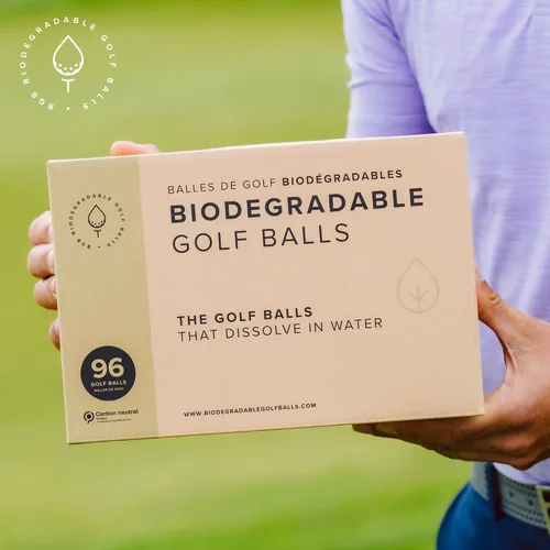 Vista 5 de Biodegradable Golf Balls BGB disolvible en agua Regalo de golf ecológico Soluble en agua Perfecto para práctica al aire libre Se disuelve
