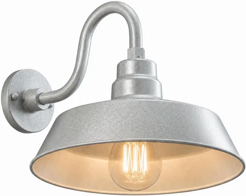 Vista 35 de 14 pulgadas. RLM Warehouse - Pantalla con brazo de cuello de cisne y bombilla Led A19 5000K de 9W