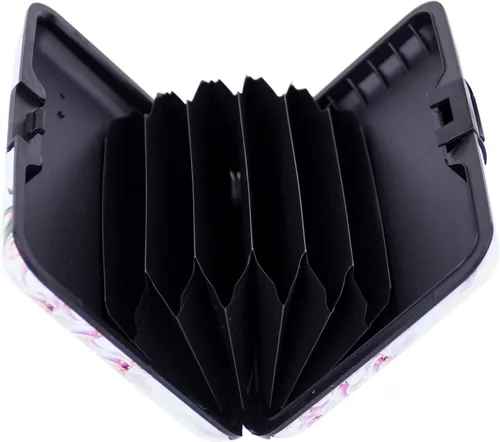 Vista 2 de Bird Armored tarjeta de crédito RFID bloqueo cartera titular de la y Dinero en efectivo