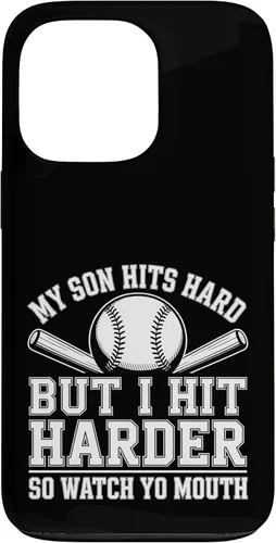 Vista 10 de My Son Hits Hard But I Hit Harder So Watch Yo Mouth - Case for iPhone 16