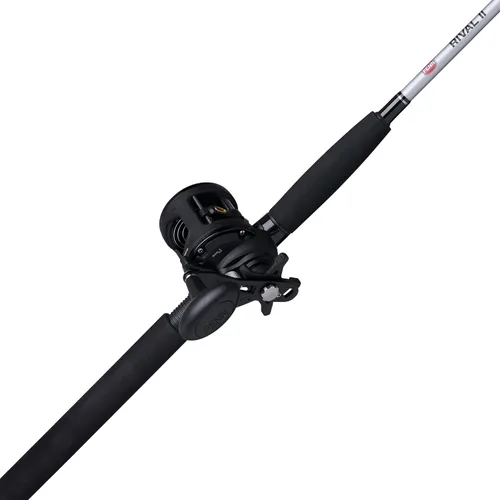 Vista 10 de Penn Rival II Level Wind Conventional Rod and Reel Combo