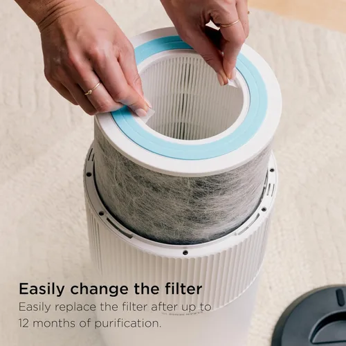 Vista 6 de Purificador de aire Shark HP132 Clean Sense con tecnología neutralizadora de olores, filtro HEPA, 500 pies cuadrados, habitación pequeña