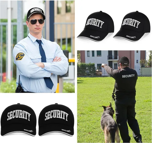 Vista 6 de Ramede 16 Pcs Security Hat Baseball Ball Cap Embroidered Cotton Adjustable Security Cap for Men Women Accessories