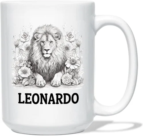 Vista 23 de Taza de café con nombre personalizado de oso de 11 y 15 onzas, taza de cerámica blanca con dibujo a lápiz de oso personalizado, regalo para niños