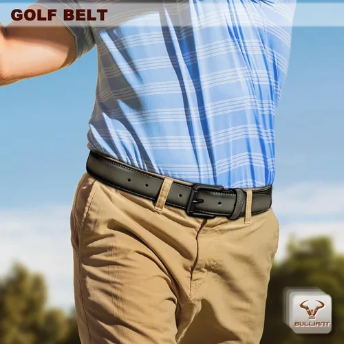 Vista 6 de BULLIANT Men Belt Multi Pack,Adjustable Leather Belt For Men Dress Casual Jeans Golf 1 38",Cut For Fit
